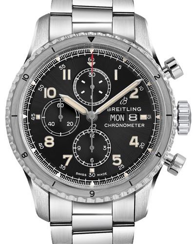 Stunning Breitling Aviator 8 Chronograph Takes Center Stage at New York Fashion Week