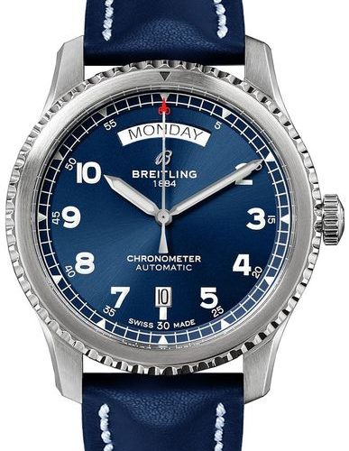 The Allure of the Breitling Aviator 8 Blue Dial Watch Captivates Fashion Enthusiasts