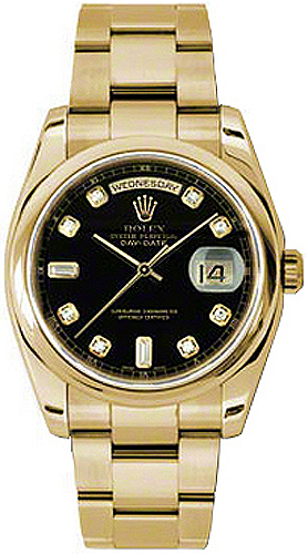 Luxury Redefined with the New Rolex Day-Date 36 Black Diamond Gold Watch