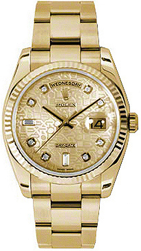 The Timeless Elegance of the Rolex Day-Date 36 with Champagne Dial and Diamond Accents