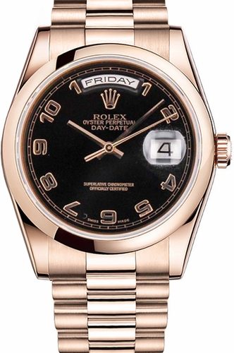Stunning Rose Gold Rolex Day Date 36 Watch Elevates Your Style Game